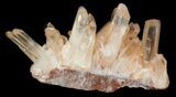 Tangerine Quartz Crystal Cluster - Madagascar #36203-1